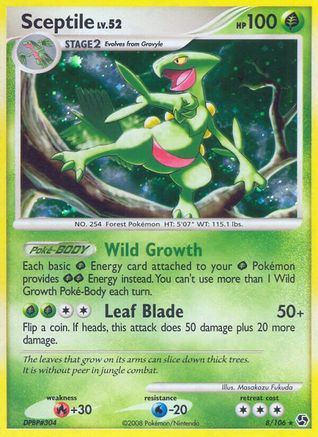 Sceptile (8/106) [Diamond & Pearl: Great Encounters] Reverse Holofoil