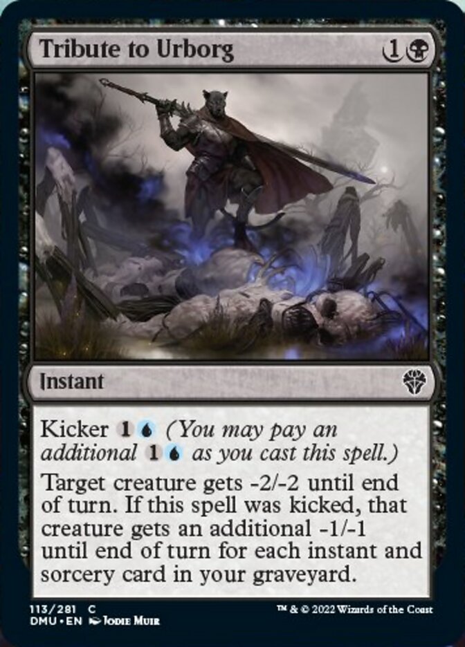 Tribute to Urborg [Dominaria United] Foil