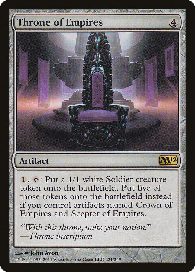 Throne of Empires [Magic 2012] Foil