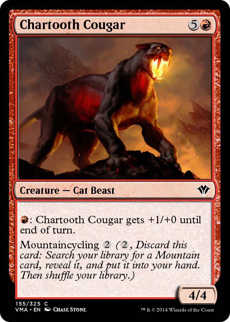 Chartooth Cougar  [Vintage Masters] Foil