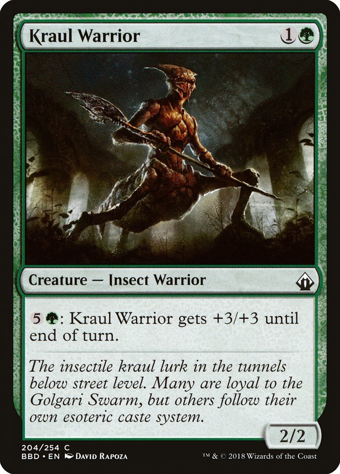 Kraul Warrior [Battlebond] Foil