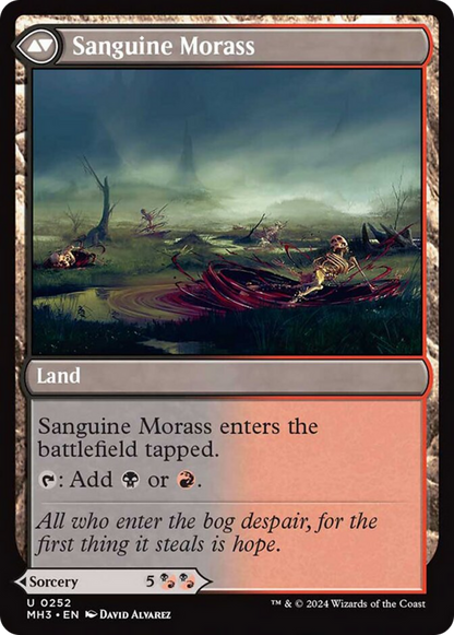 Bloodsoaked Insight // Sanguine Morass [Modern Horizons 3] Foil