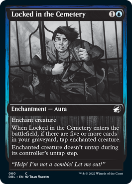 Locked in the Cemetery [Innistrad: Double Feature] Foil