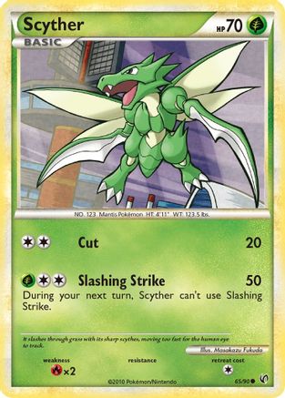 Scyther (65/90) [HeartGold & SoulSilver: Undaunted] Reverse Holofoil