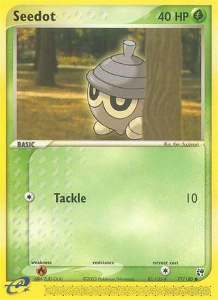 Seedot (77/100) [EX: Sandstorm] Reverse Holofoil
