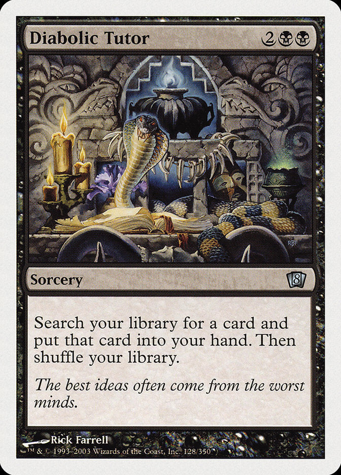 Diabolic Tutor [Eighth Edition] Foil