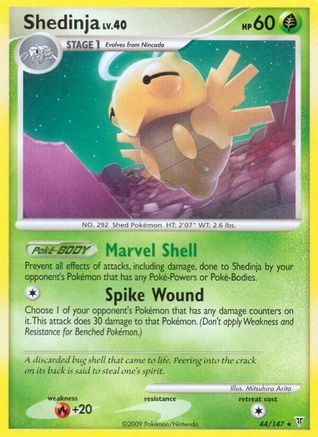 Shedinja (44/147) [Platinum: Supreme Victors] Reverse Holofoil