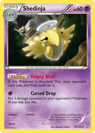 Shedinja (48/124) [Black & White: Dragons Exalted] Reverse Holofoil