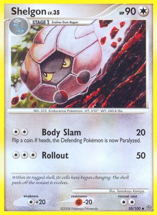 Shelgon (50/100) [Diamond & Pearl: Stormfront] Reverse Holofoil