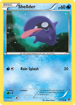 Shellder (31/146) [XY: Base Set] Reverse Holofoil
