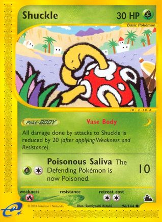 Shuckle (96/144) [Skyridge] Reverse Holofoil