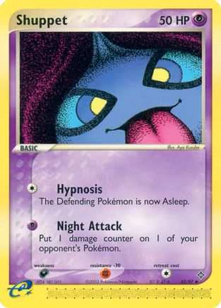 Shuppet (43/97) [EX: Dragon] Reverse Holofoil