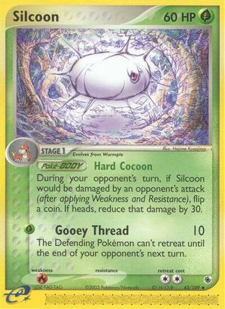 Silcoon (43/109) [EX: Ruby & Sapphire] Reverse Holofoil