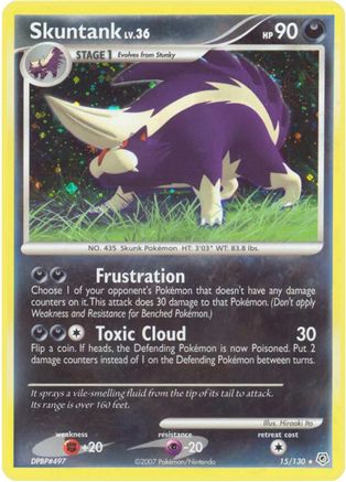 Skuntank (15/130) [Diamond & Pearl: Base Set] Reverse Holofoil