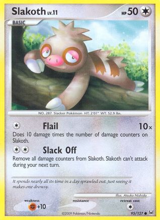 Slakoth (95/127) [Platinum: Base Set] Reverse Holofoil