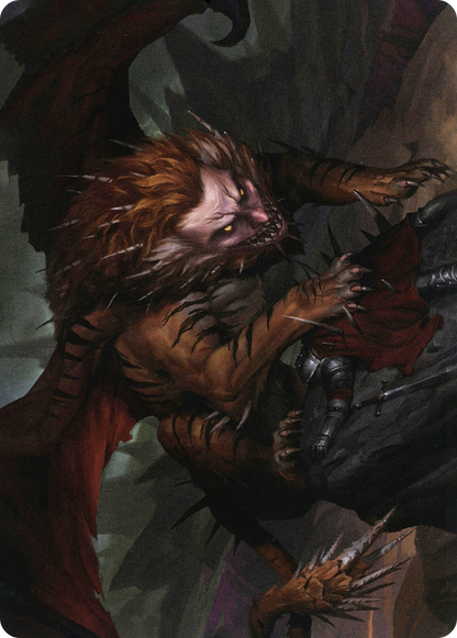 Manticore // Manticore  [Adventures in the Forgotten Realms Art Series] (Borderless) Foil