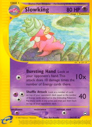 Slowking (34/147) [Aquapolis] Reverse Holofoil