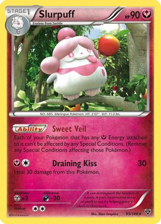 Slurpuff (95/146) [XY: Base Set] Reverse Holofoil