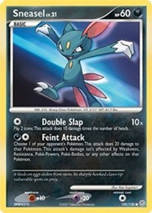 Sneasel (100/130) [Diamond & Pearl: Base Set] Reverse Holofoil
