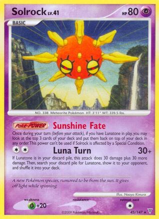 Solrock (45/147) [Platinum: Supreme Victors] Reverse Holofoil