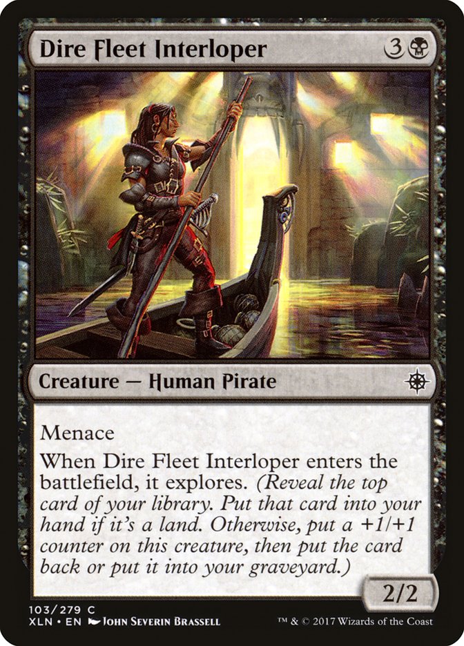 Dire Fleet Interloper [Ixalan] Foil