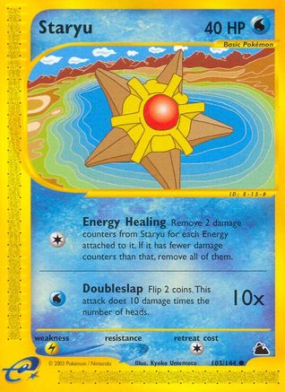 Staryu (103/144) [Skyridge] Reverse Holofoil