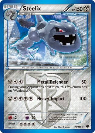 Steelix (79/116) [Black & White: Plasma Freeze] Reverse Holofoil