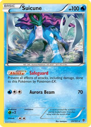Suicune (20/101) [Black & White: Plasma Blast] Reverse Holofoil
