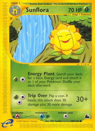 Sunflora (105/144) [Skyridge] Reverse Holofoil