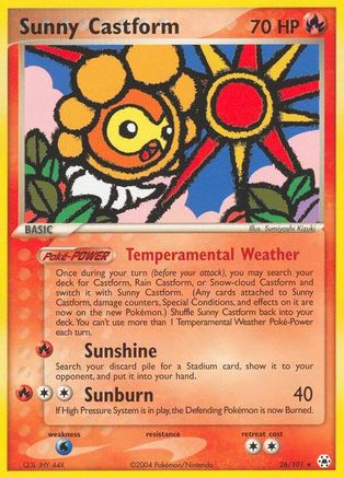 Sunny Castform (26/101) [EX: Hidden Legends] Reverse Holofoil