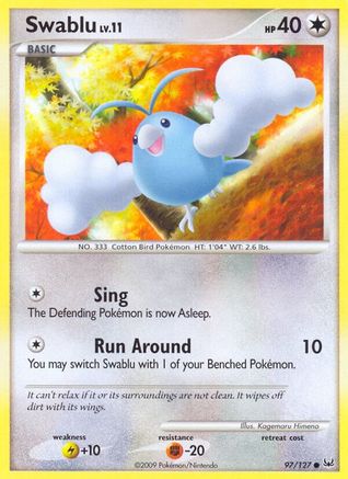 Swablu (97/127) [Platinum: Base Set] Reverse Holofoil