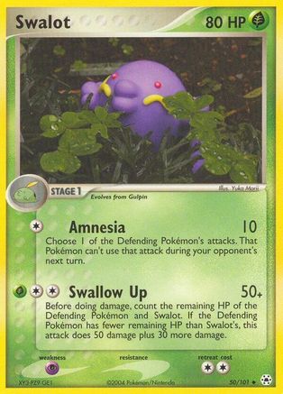 Swalot (50/101) [EX: Hidden Legends] Reverse Holofoil