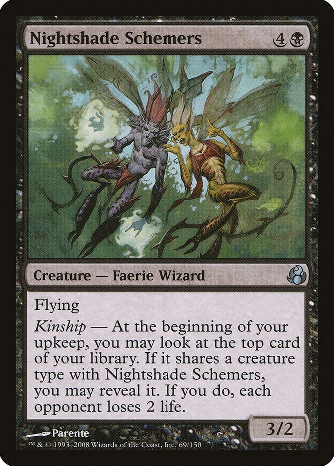 Nightshade Schemers [Morningtide] Foil