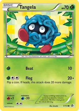 Tangela (1/113) [Black & White: Legendary Treasures] Reverse Holofoil