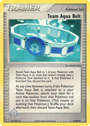 Team Aqua Belt (76/95) [EX: Team Magma vs Team Aqua] Reverse Holofoil