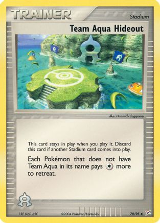 Team Aqua Hideout (78/95) [EX: Team Magma vs Team Aqua] Reverse Holofoil