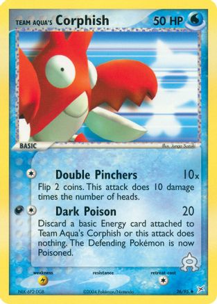 Team Aqua's Corphish (26/95) [EX: Team Magma vs Team Aqua] Reverse Holofoil
