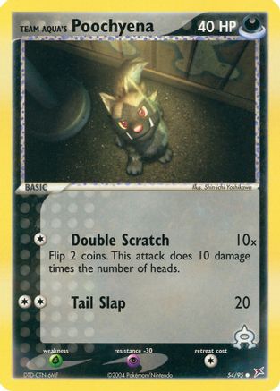 Team Aqua's Poochyena (54/95) [EX: Team Magma vs Team Aqua] Reverse Holofoil