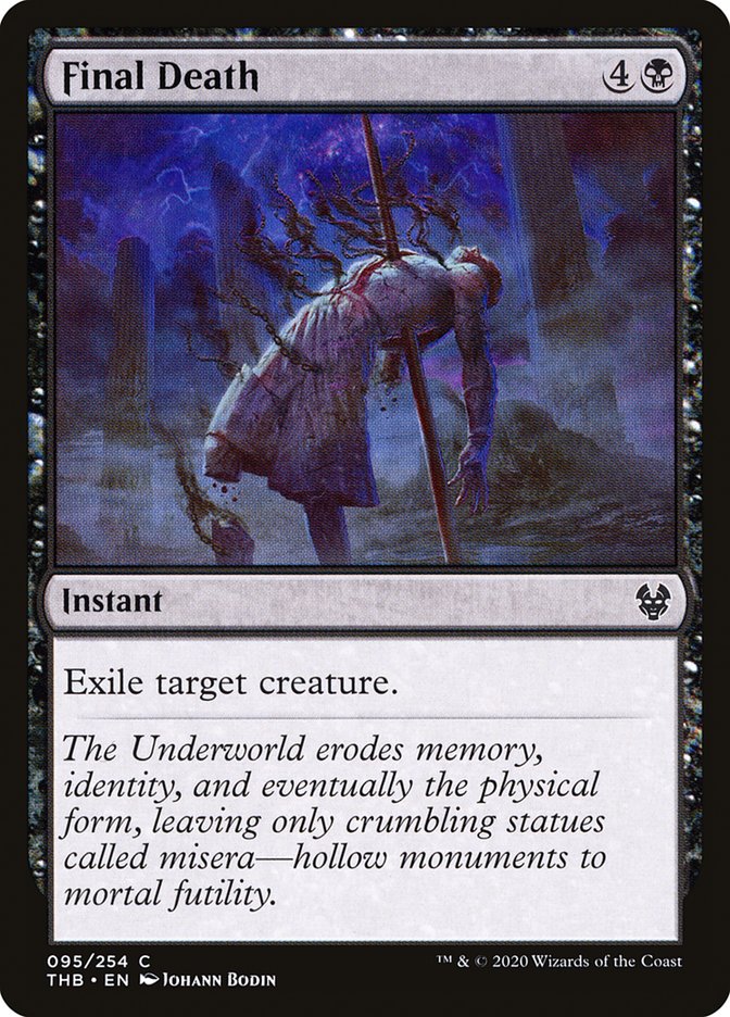 Final Death [Theros Beyond Death] Foil