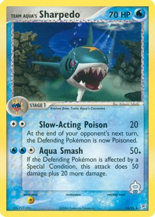 Team Aqua's Sharpedo (18/95) [EX: Team Magma vs Team Aqua] Reverse Holofoil