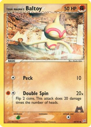 Team Magma's Baltoy (60/95) [EX: Team Magma vs Team Aqua] Reverse Holofoil
