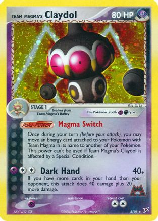 Team Magma's Claydol (8/95) [EX: Team Magma vs Team Aqua] Reverse Holofoil