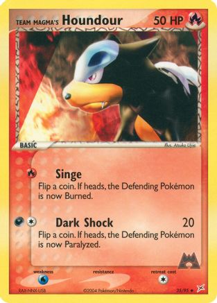Team Magma's Houndour (35/95) [EX: Team Magma vs Team Aqua] Reverse Holofoil