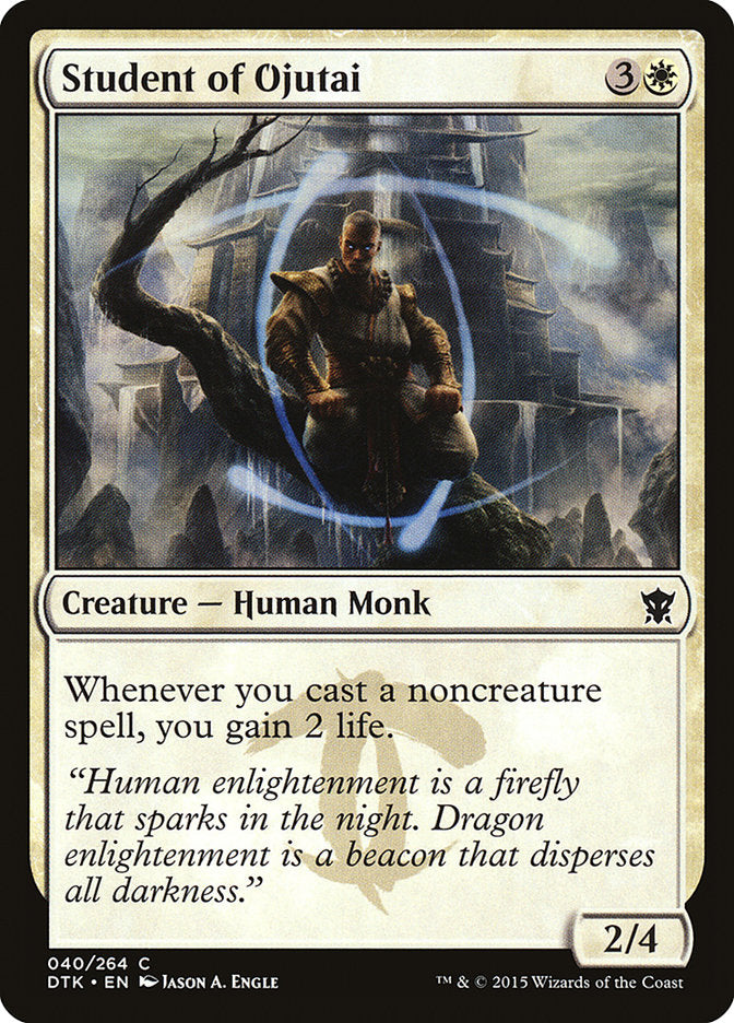 Student of Ojutai [Dragons of Tarkir] Foil