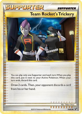 Team Rocket's Trickery (78/90) [HeartGold & SoulSilver: Undaunted] Reverse Holofoil