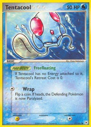Tentacool (77/101) [EX: Hidden Legends] Reverse Holofoil
