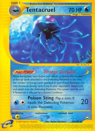 Tentacruel (38/147) [Aquapolis] Reverse Holofoil
