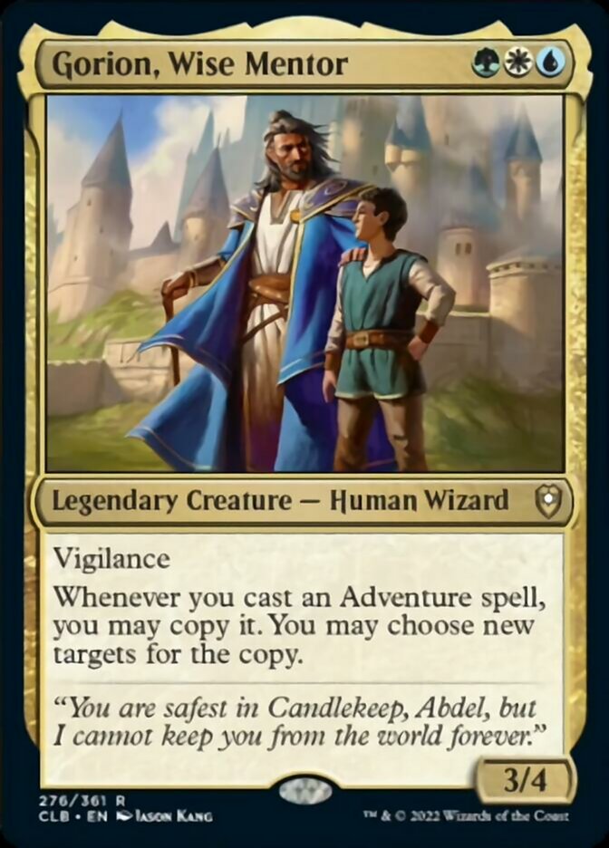 Gorion, Wise Mentor [Commander Legends: Battle for Baldur's Gate] Foil