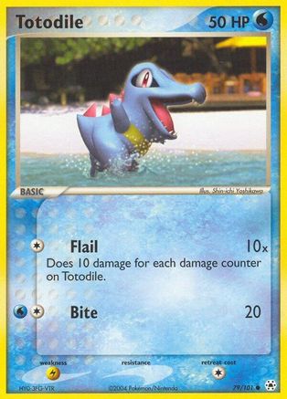 Totodile (79/101) [EX: Hidden Legends] Reverse Holofoil