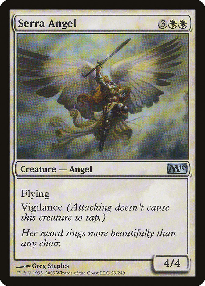 Serra Angel [Magic 2010] Foil